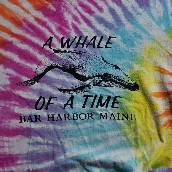 Tie Die souvenir tee, "Bar Harbor Maine" - Picture 3 of 4
